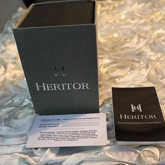 Heritor Men's Gold and Gray Watch